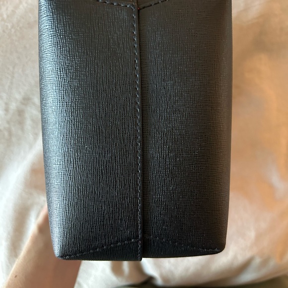 Mansur Gavriel Mini Mini Bucket Bag in Black/Flammable/Saffiano - Picture 8 of 8